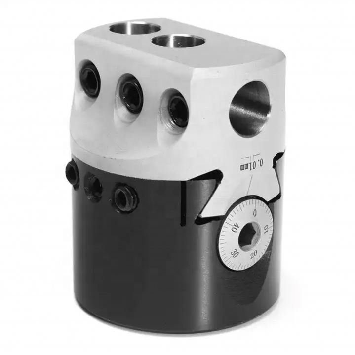 TEBAK CNC machine tools accessories 2 inch 3inch 4inch Rough Boring Head 0.01mm Adjustable 50mm 75mm 100mm F1 boring head