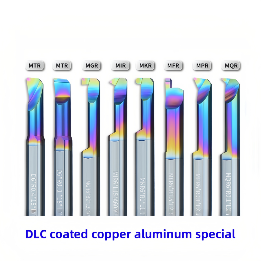 Tungsten Boring Tool MTR 6-10mm Quick Change Uncoated Micro Bore Cutter For Aluminum Copper