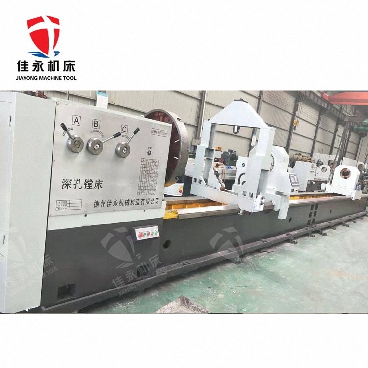 TK16*2M Jiayong Horizontal CNC Deep Hole Drilling and Boring Machine Tool for Medal Processing Hydraulic Cylinders Tube Pipe