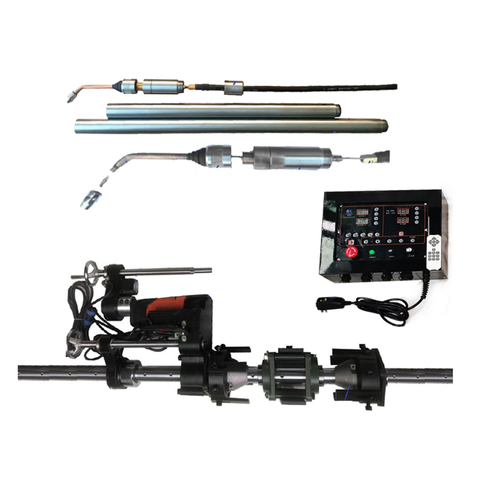 HL-350 New type Automatic Portable 2 In 1 Line Boring and Bore Welding Machine excavator Repair Tools