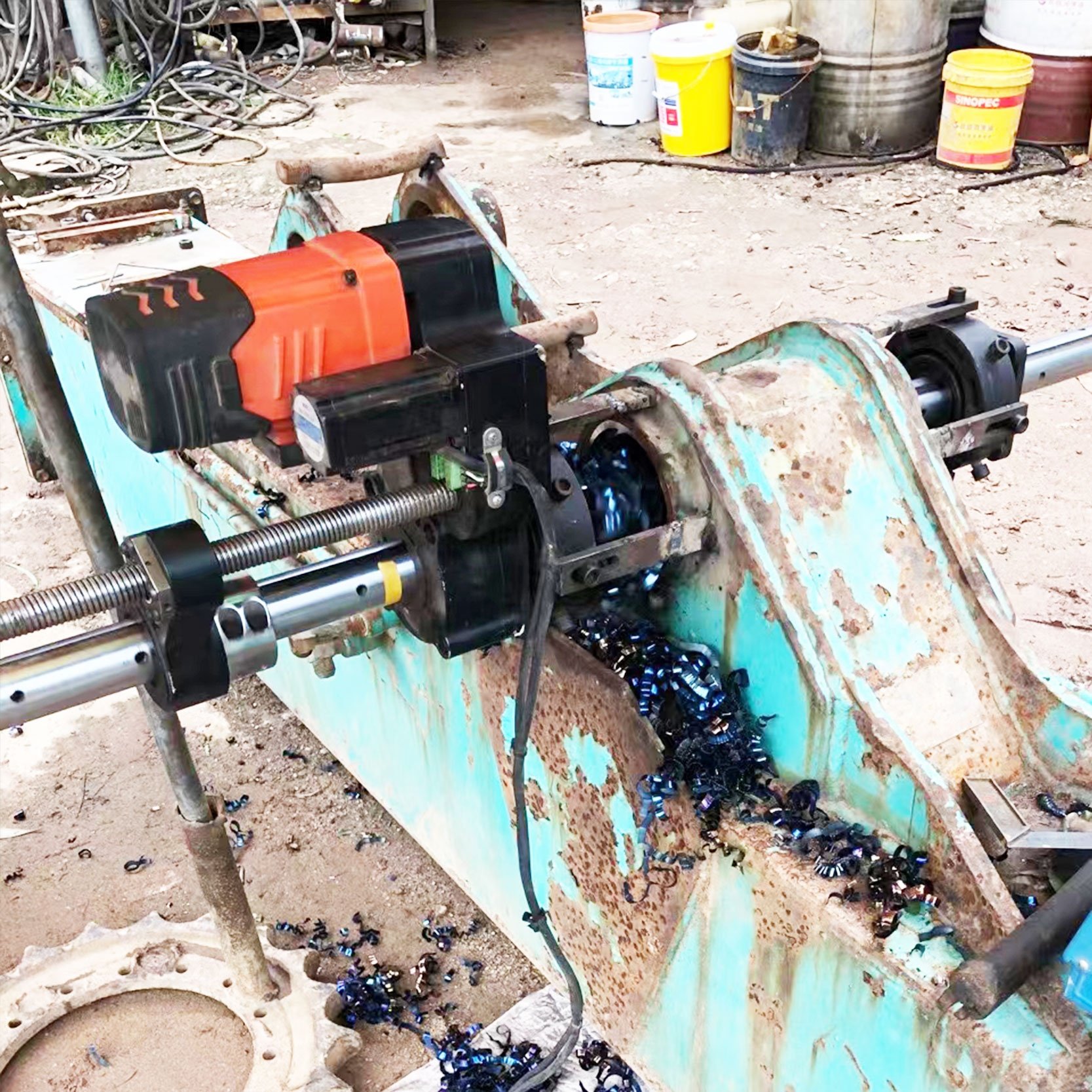 HL-350 New type Automatic Portable 2 In 1 Line Boring and Bore Welding Machine excavator Repair Tools