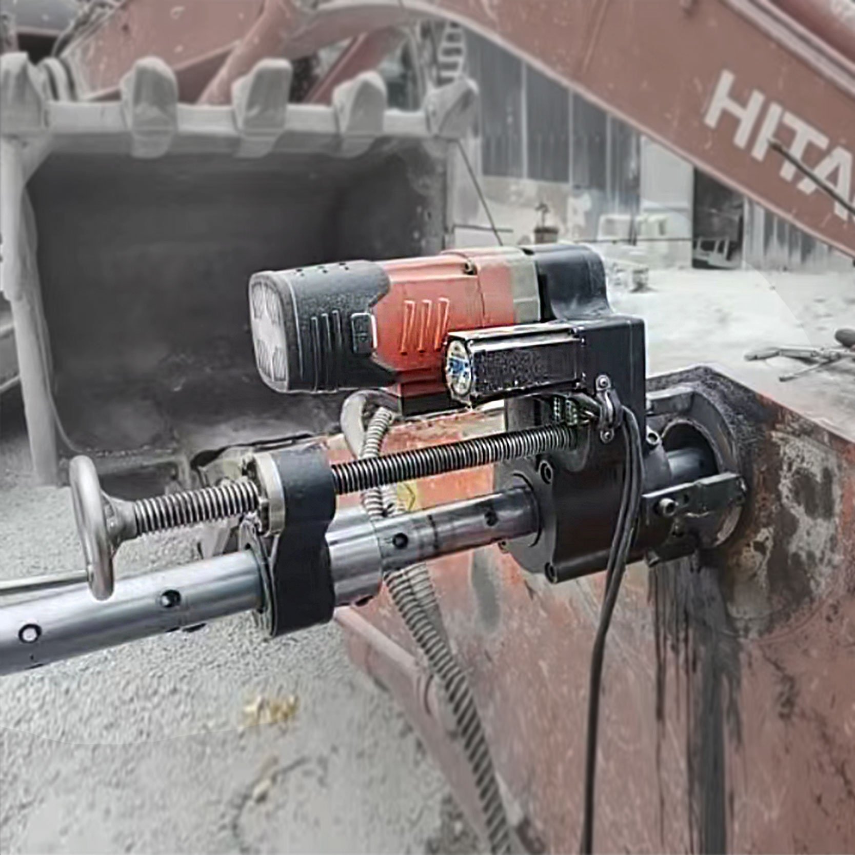 HL-350 New type Automatic Portable 2 In 1 Line Boring and Bore Welding Machine excavator Repair Tools