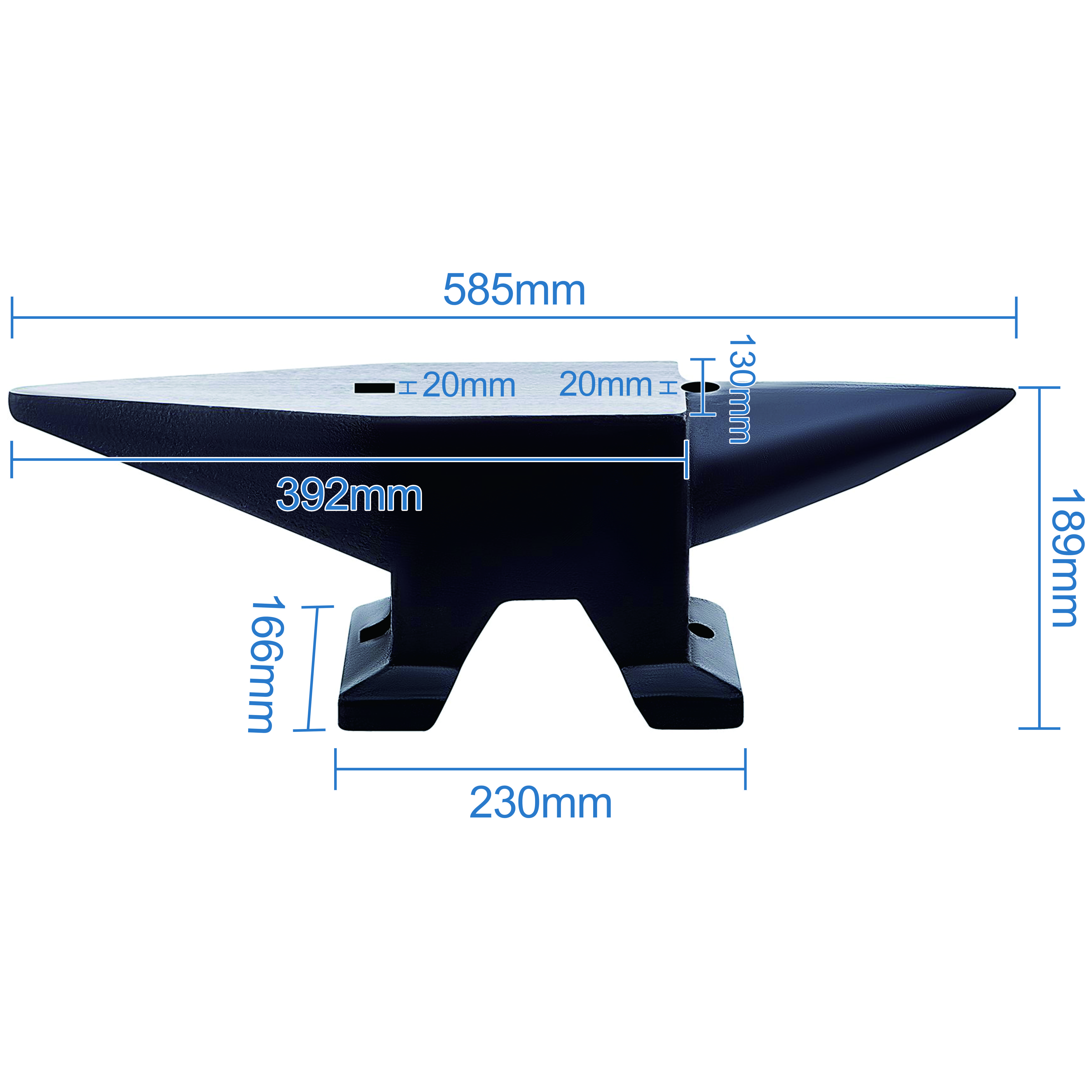 Professional Adjustable Forged Casting Anvil Cast Steel Blacksmith Tools Hard Anvil