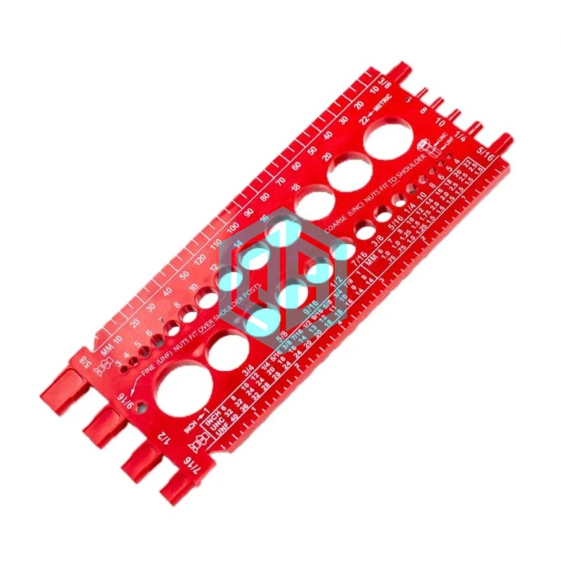 New Tools Portable Convenient Thread Checker Gauges Thread Metric Measuring Tool Measuring Tester Checking Screw Nut Checker