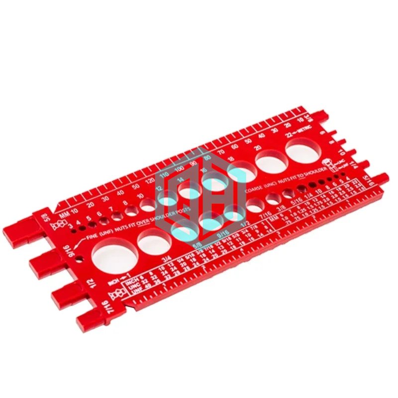 New Tools Portable Convenient Thread Checker Gauges Thread Metric Measuring Tool Measuring Tester Checking Screw Nut Checker
