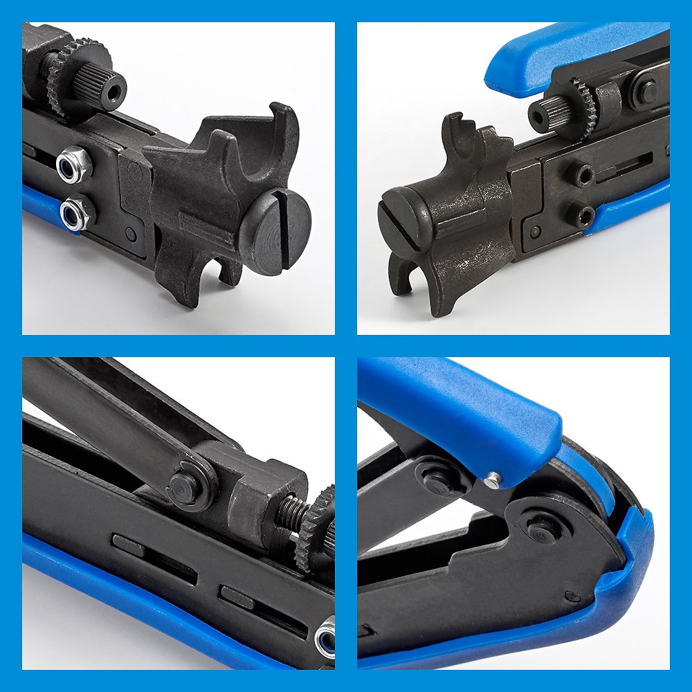 waterproof F connector adjustable RG59/RG6/RG11/RG7 Compression Crimping Tools
