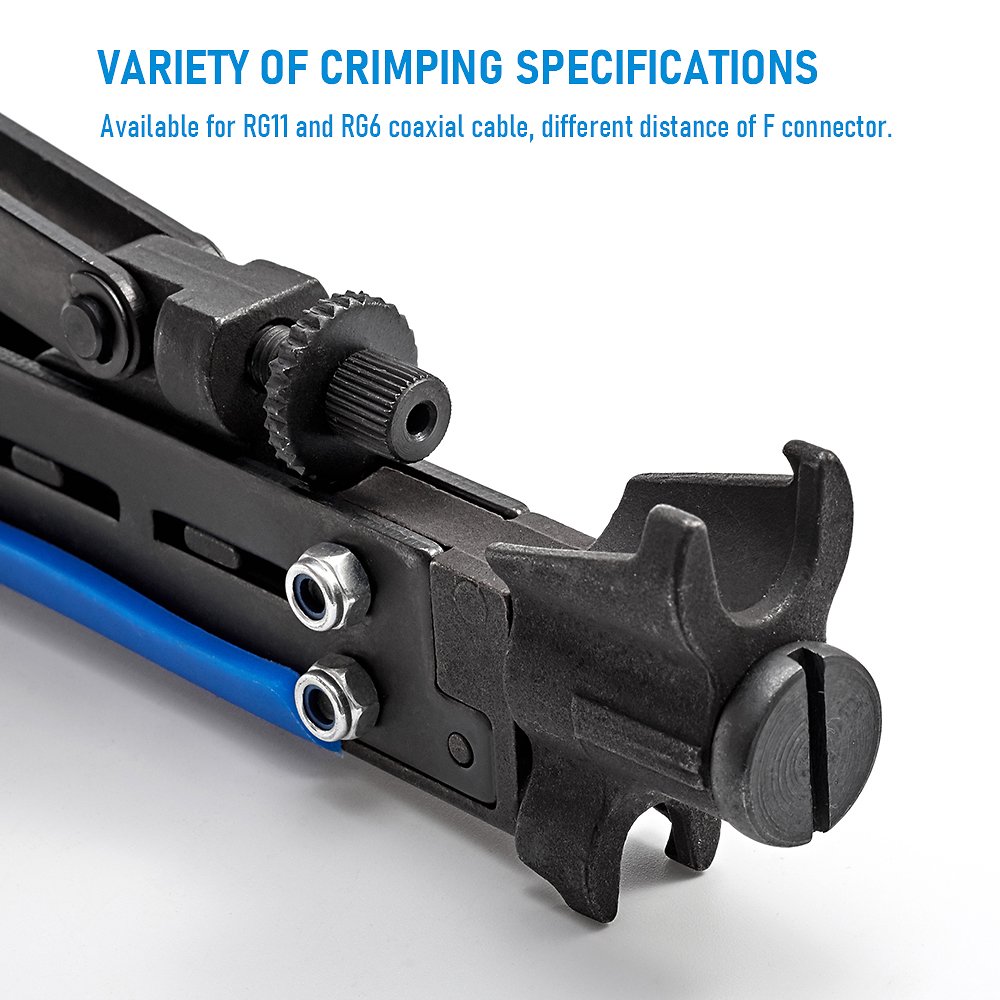waterproof F connector adjustable RG59/RG6/RG11/RG7 Compression Crimping Tools