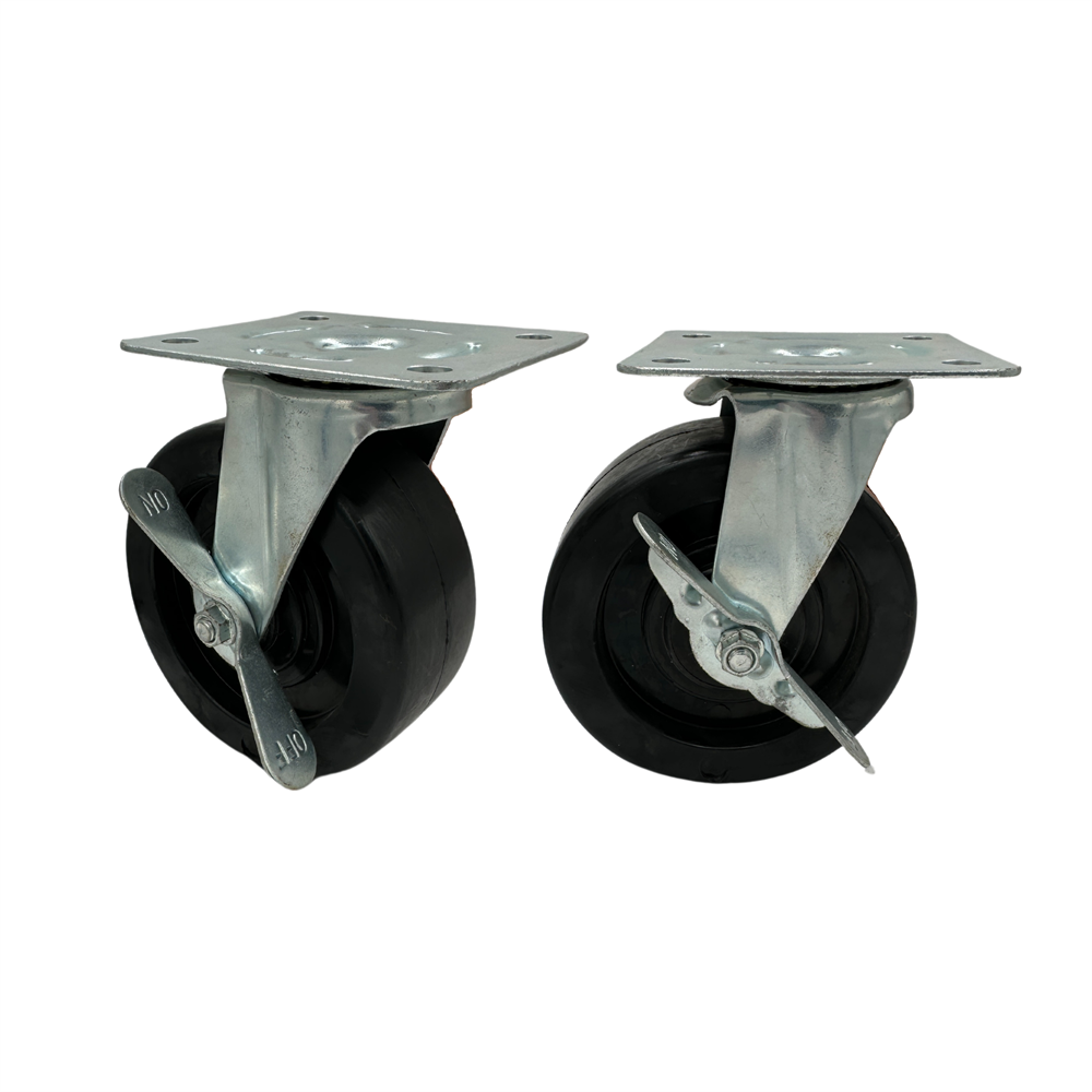 SQ castor New arrived 200kg tread polyurethane wheel body polypropylene withstanding temperature castor wheel