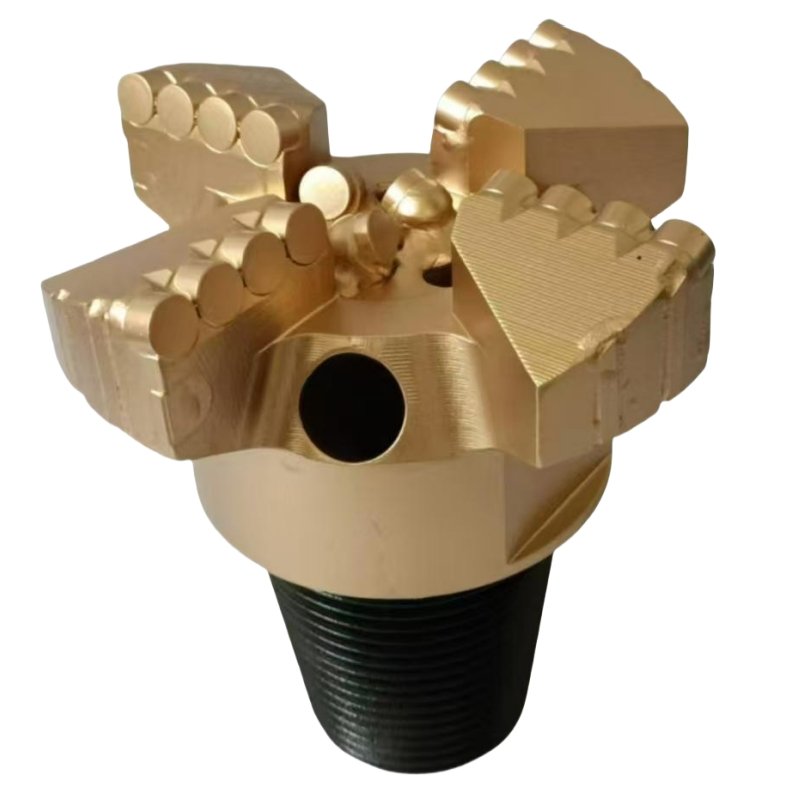 Hole Drilling Rock Sintered Matrix Four Wing Reinforced Recessed Bit PDC Boring Diamond Drill Bit