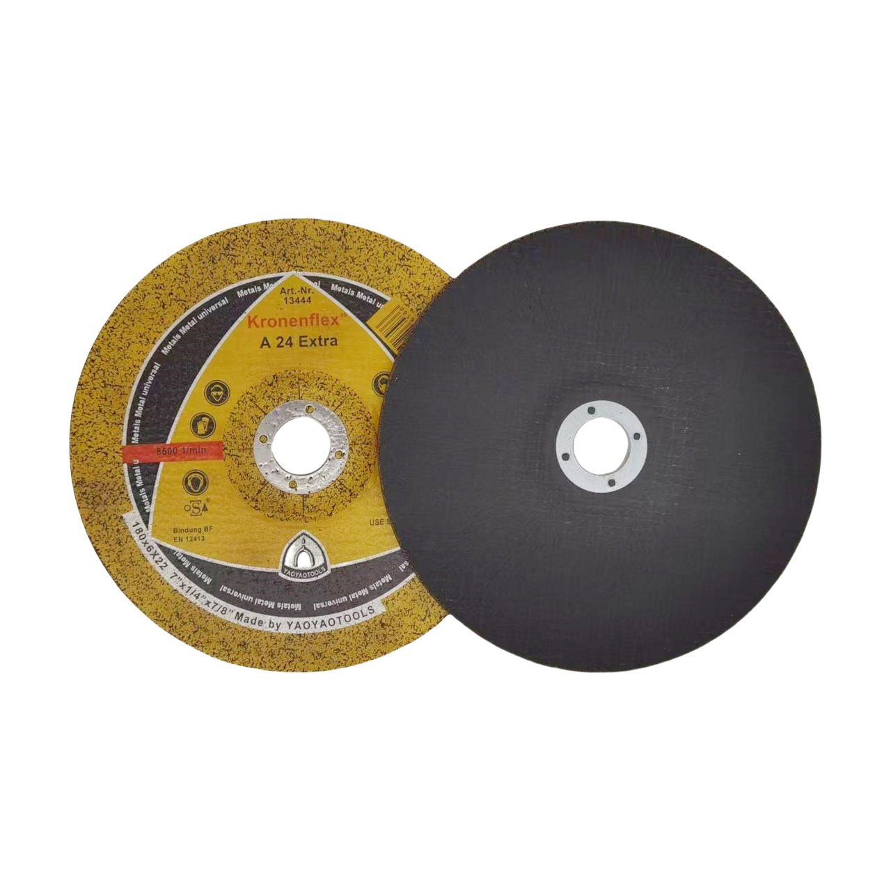 7 inch 180x6x22mm Abrasives Cutting Disc Metal Cutting Off Disc for Stainless Steel