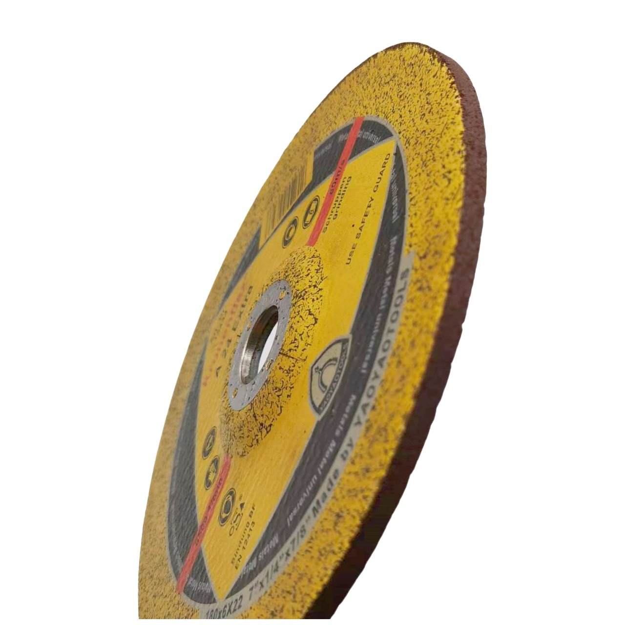 7 inch 180x6x22mm Abrasives Cutting Disc Metal Cutting Off Disc for Stainless Steel