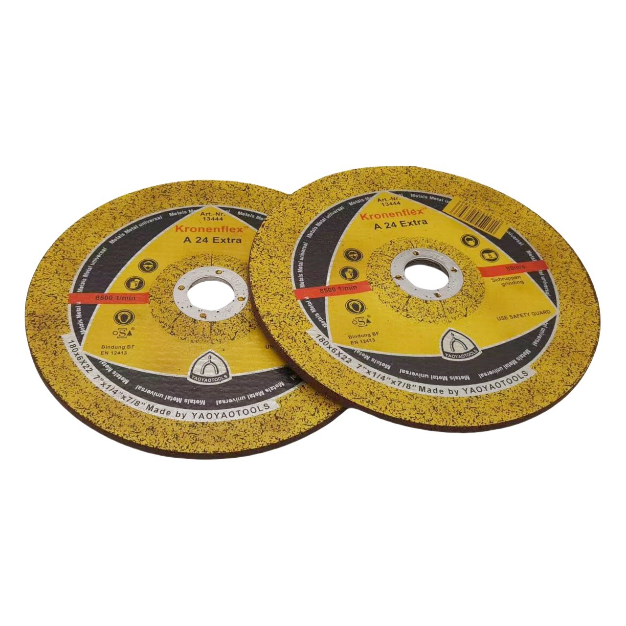 7 inch 180x6x22mm Abrasives Cutting Disc Metal Cutting Off Disc for Stainless Steel