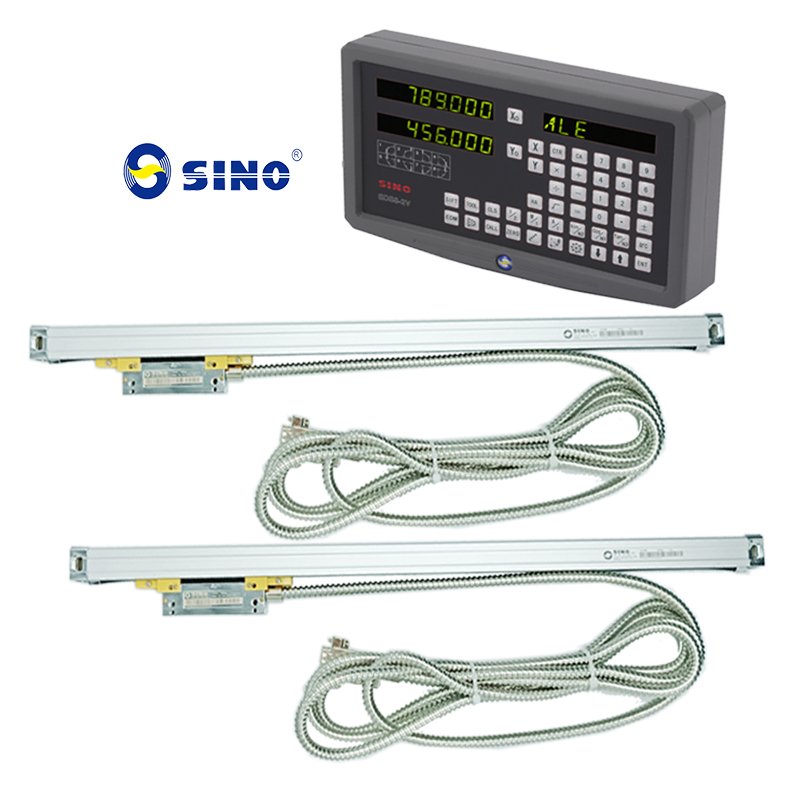Complete Set Lathe Tool 3 Axis Digital Readout Dro With 3 Pieces 70-1000mm Glass Linear Scale Encoder Sensor For Milling Lathe