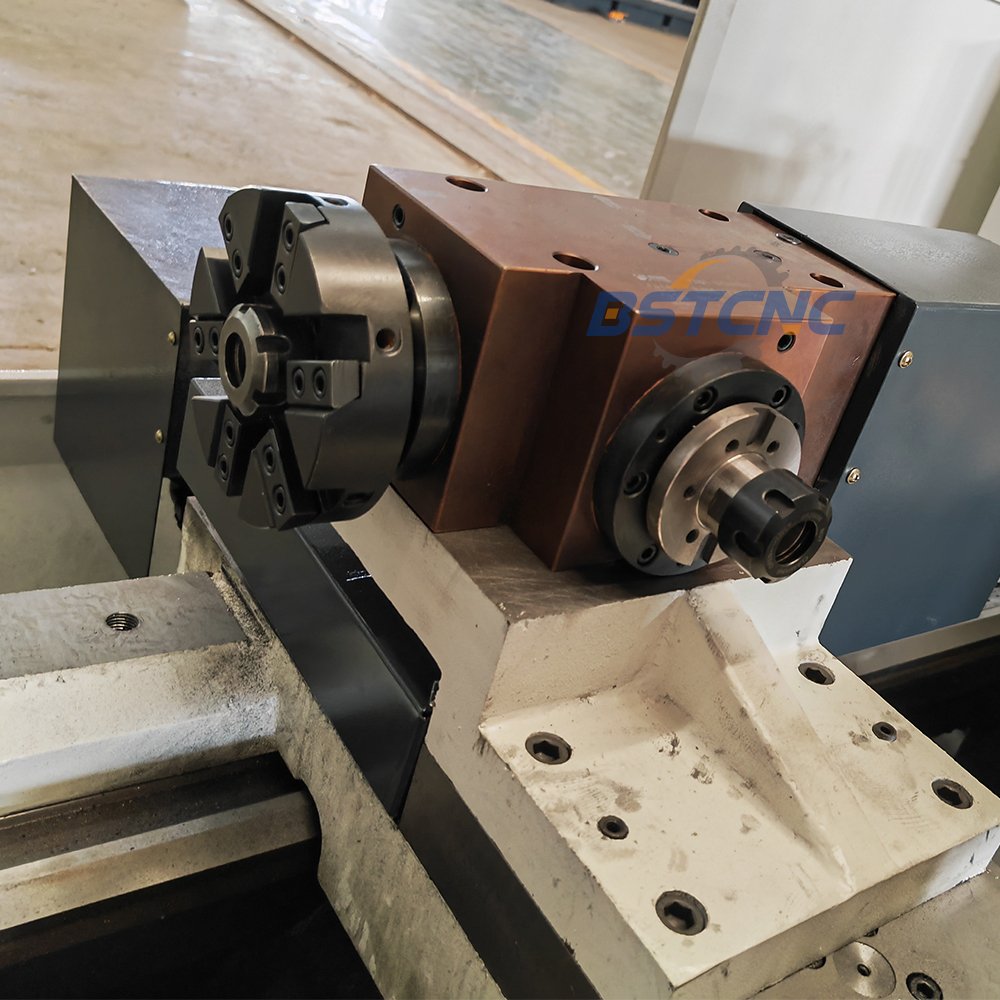 CDK6160 Horizontal Torno Big Bore Double chuck Flat bed CNC Turning Lathe Machine