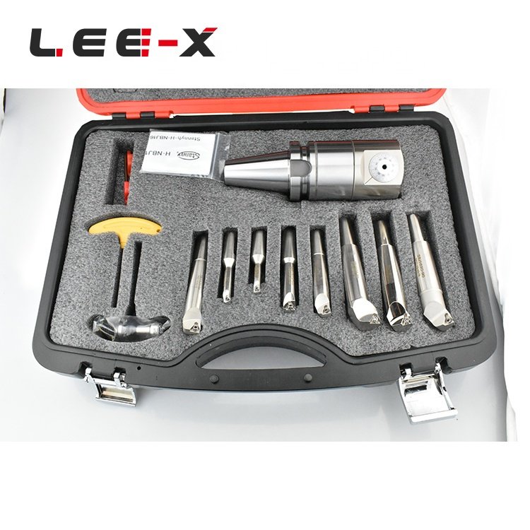 LEE-X NBJ16 fine boring tool set BT50 NBJ16 with Boring Bars Boring head precision boring tool adjustable boring tool holder