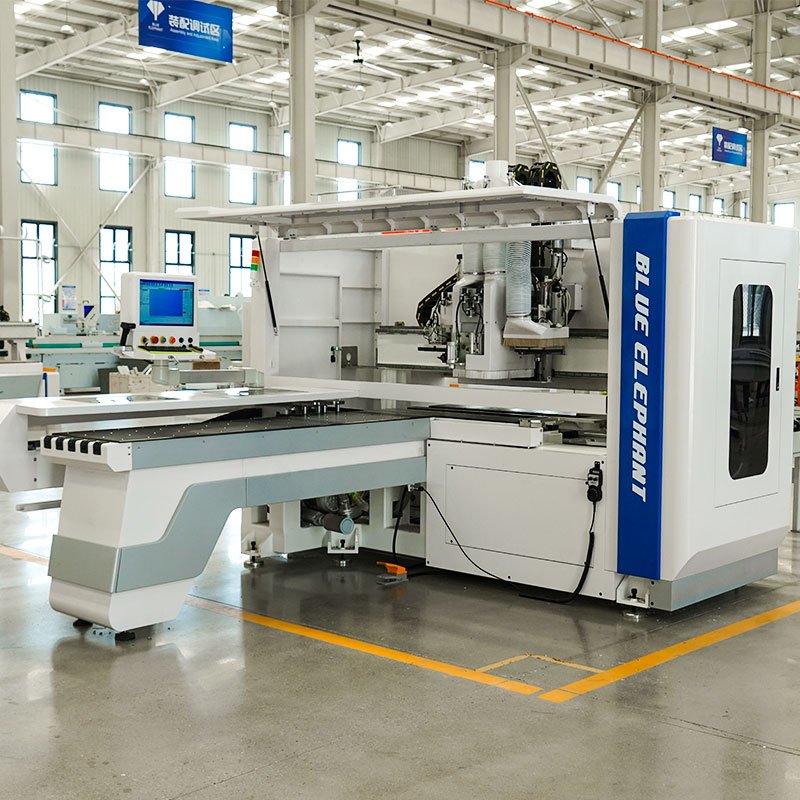 Blue Elephant CNC customized 6 sides wood drilling multi boring machine with automatic tool change for furniture making
