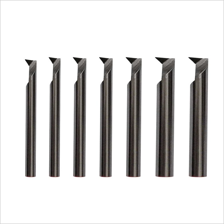 PCD micro hole boring cutter Diamond deep hole long neck small mini boring drill Router bit engraving cutting tool machine