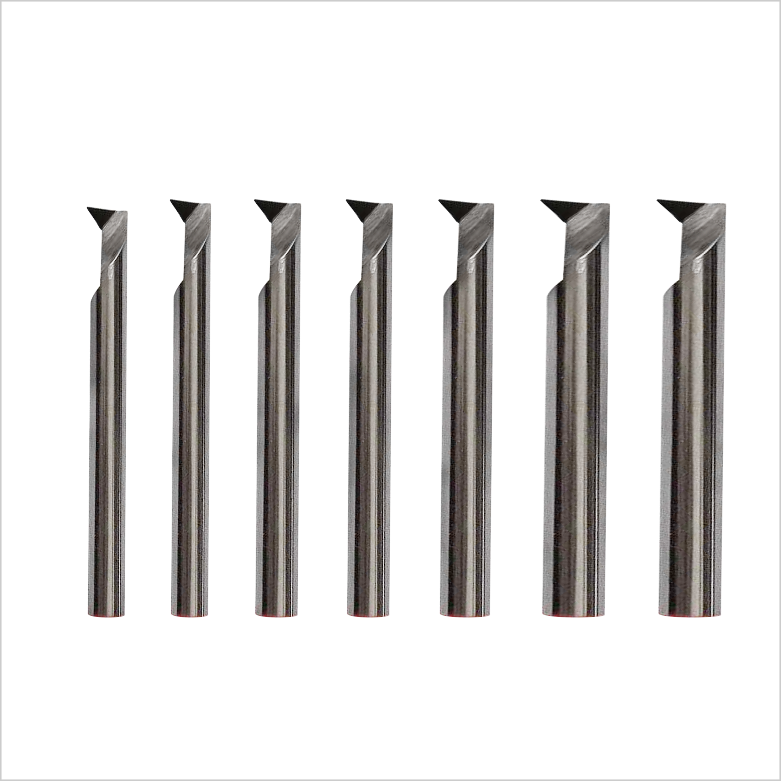 PCD micro hole boring cutter Diamond deep hole long neck small mini boring drill Router bit engraving cutting tool machine