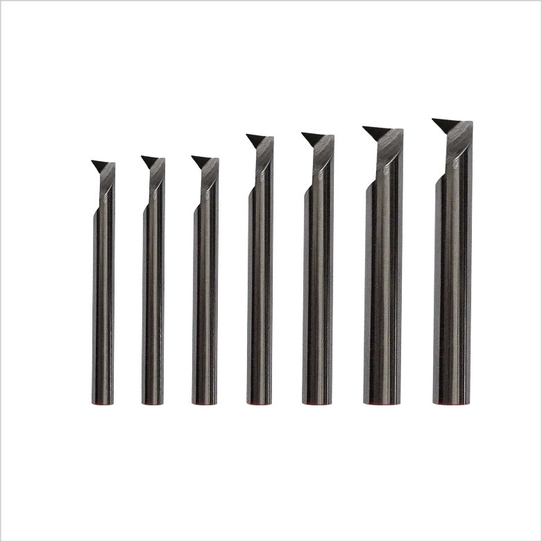 PCD micro hole boring cutter Diamond deep hole long neck small mini boring drill Router bit engraving cutting tool machine