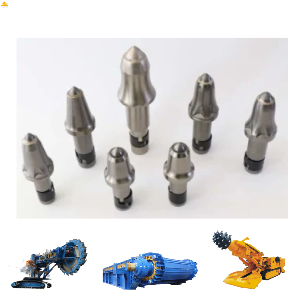 Coal Cutting Pick Bullet Teeth Engineering Machine Spare Parts Tungsten Carbide tungsten carbide tip for bore pile drilling rig