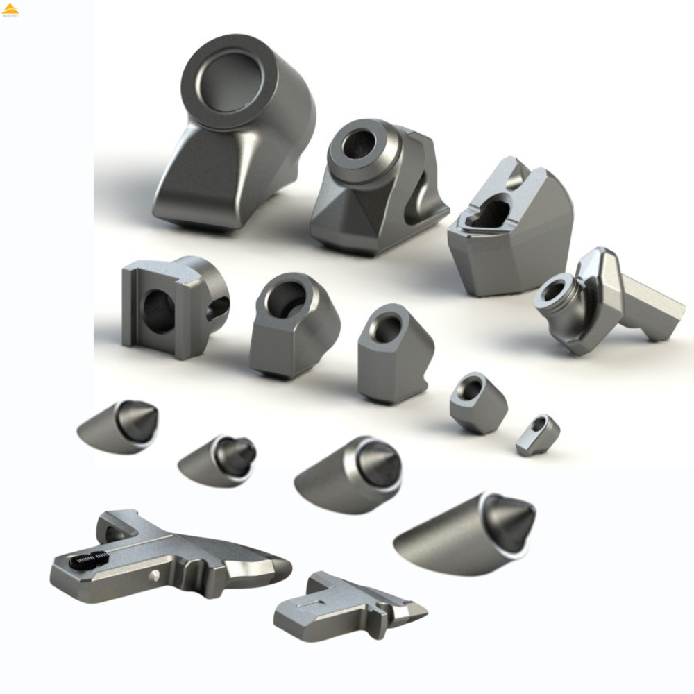 Coal Cutting Pick Bullet Teeth Engineering Machine Spare Parts Tungsten Carbide tungsten carbide tip for bore pile drilling rig
