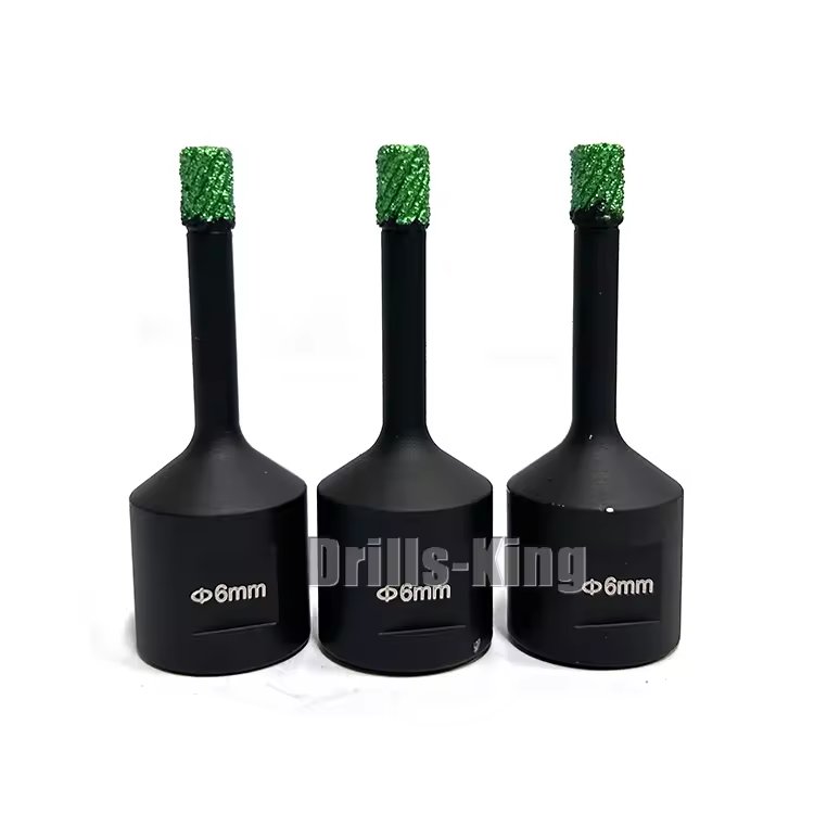 Vacuum brazed M14 diamond tools cutting bit /matrix porcelain tiles diamond core drill bit / diamond hole saws boring bit set