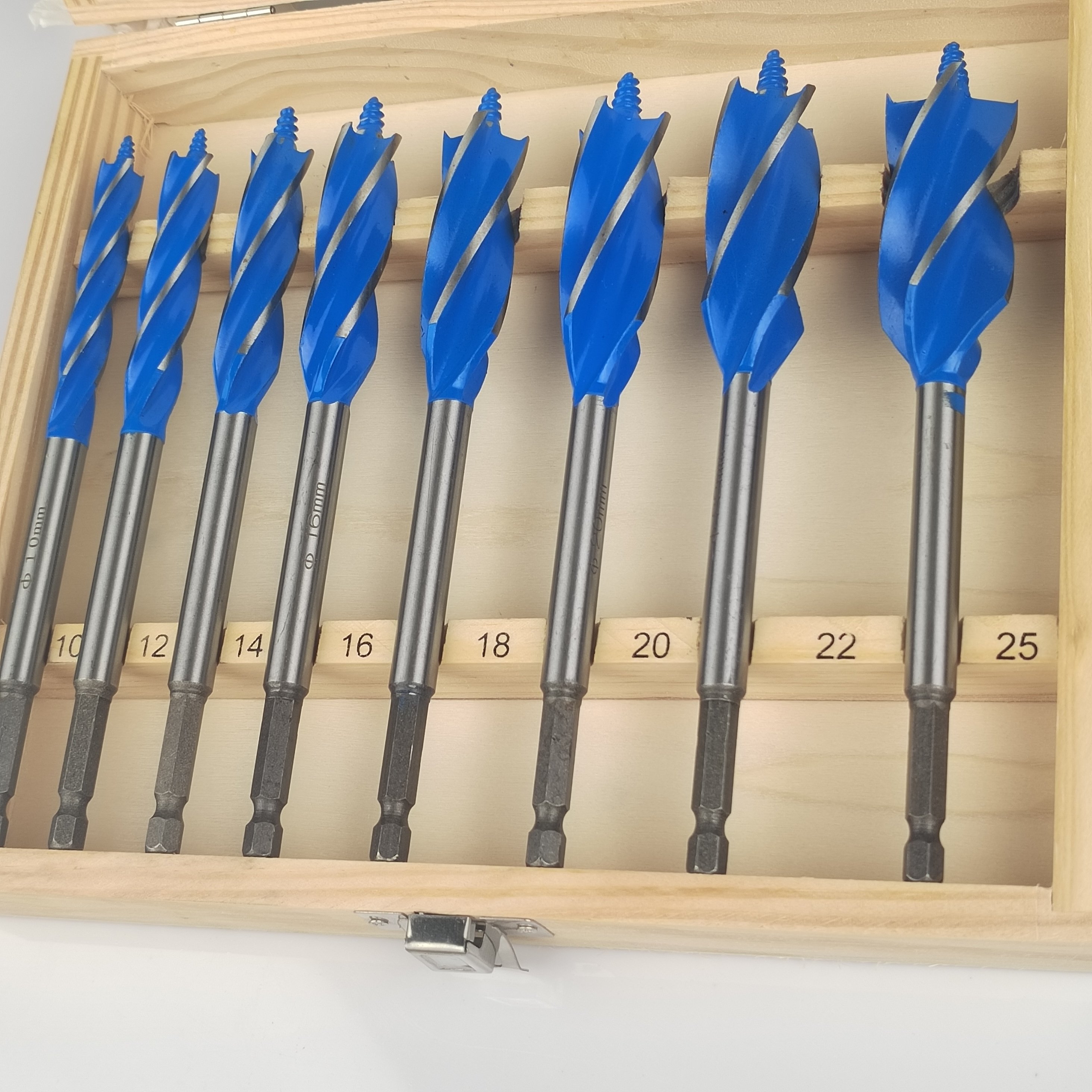 Wood Boring Bits Long 4 Flute Cut Drilling Auger Drill Bit Hole Cutter