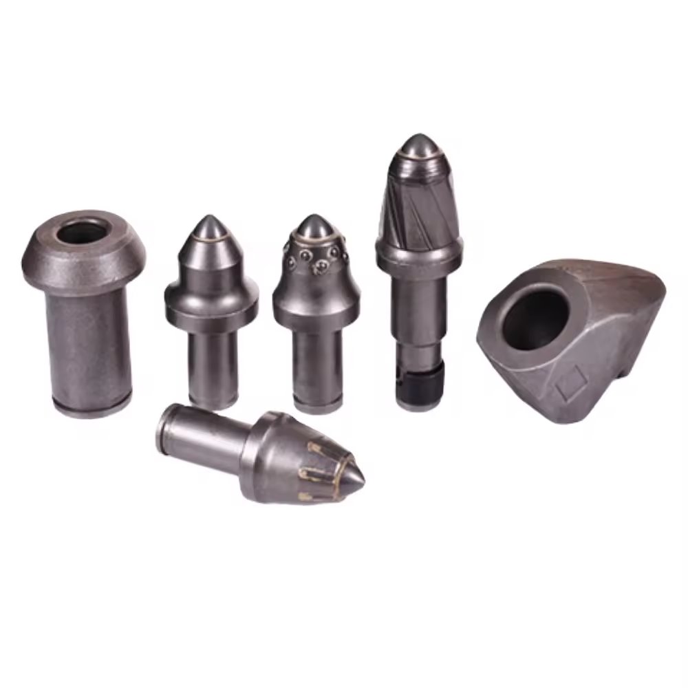 Factory price for Rock auger teeth for btk Bauer B43 B85 B47K22H bit tungsten carbide bullet teeth for piling drilling rig