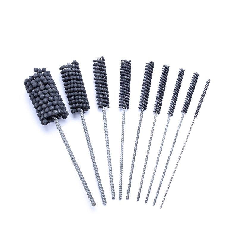 Hot Sale Polishing Deburring Cleaning Cylinder Brush Silicone Carbide Honing Brush Piston Hone Carbide Ball Hone Brush