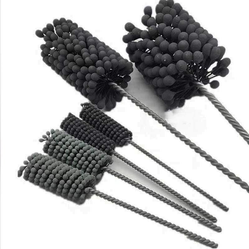 Hot Sale Polishing Deburring Cleaning Cylinder Brush Silicone Carbide Honing Brush Piston Hone Carbide Ball Hone Brush