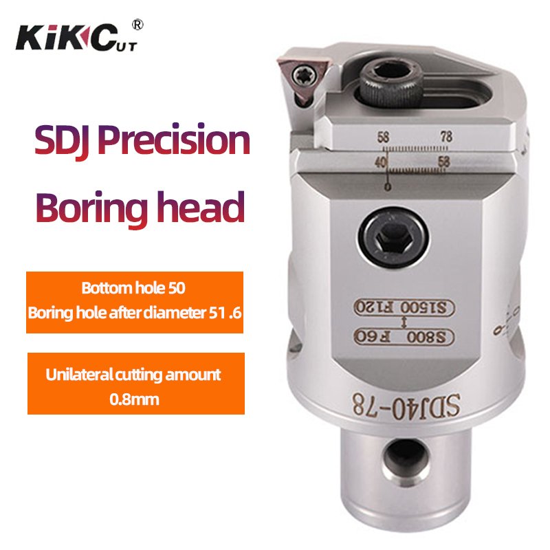 High Precision SDJ Fine Boring Head Adjustable Boring Tool Holder Bore Head Boring Head Milling