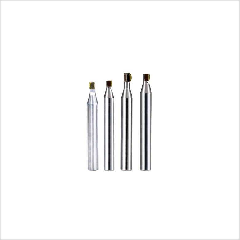 Custom MCD milling cutter Mono Diamond crystal chamfer groove boring Router bit engraving cutting tool machine aluminum copper
