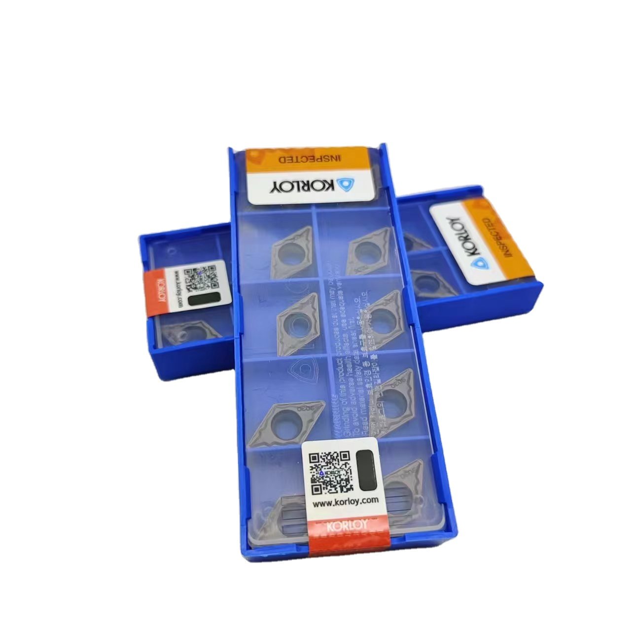 Korloys Original DCMT11T304-HMP Series CNC Turning Tool Full Boring Tool PC9030 Made of Stainless Steel