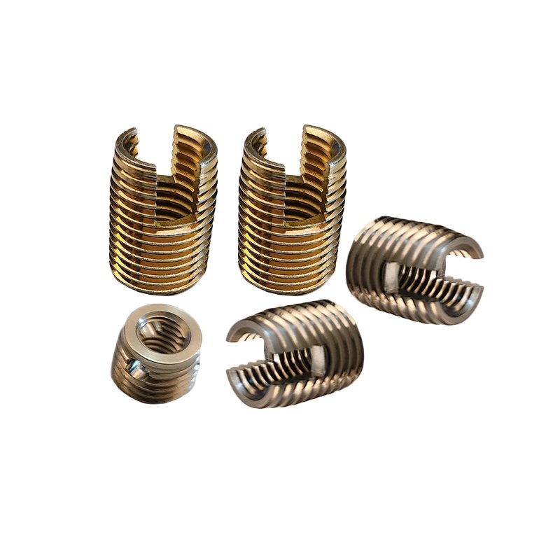 Stainless Steel Fasteners Self Tapping Threaded Insert With Three Borings 307 Thread Insert