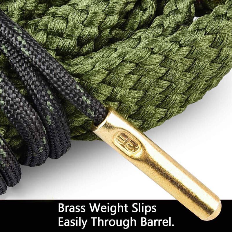 Gun Bore Cleaning G01-G20 Reusable Bore Rope Gun Barrel Cleaning Tool for all caliber Gun Snake Rope Brush