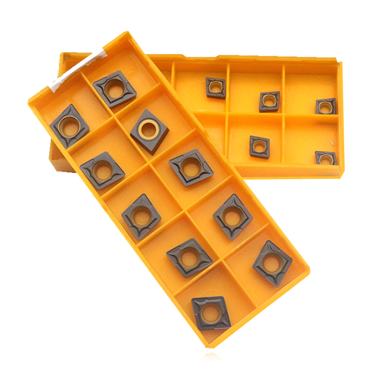 CCMT 120404 CNC Lathe External Cutting Tool Processing Cast Iron CCMT120408 Tungsten Carbide Turning Insert