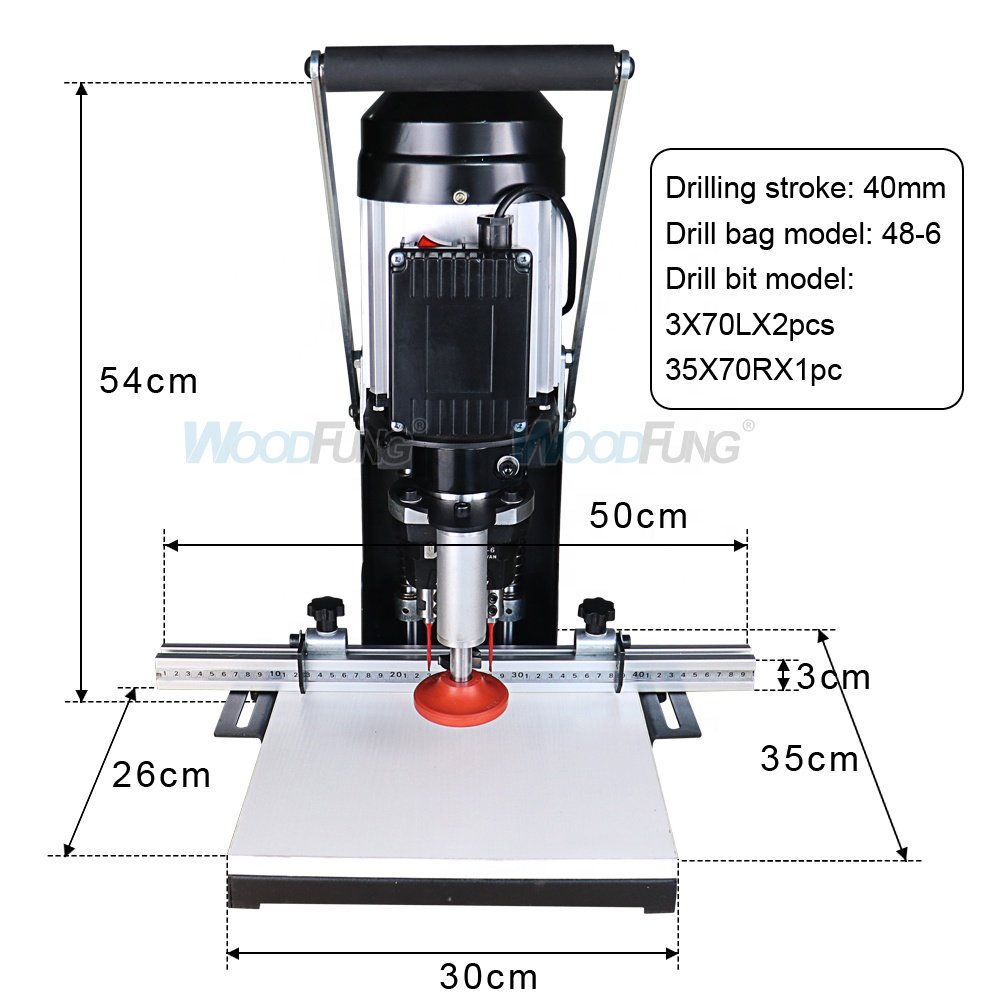 Wholesale Manufacture Woodworking Mini Hinge Hole Drilling Boring Machine