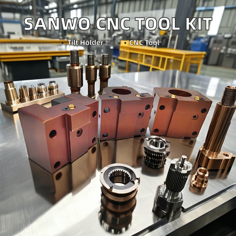 Factory Production Steel Tilting Tool Holder Bore End Face Outer Circle Extension New Condition CNC Tool Holder Collet Motor
