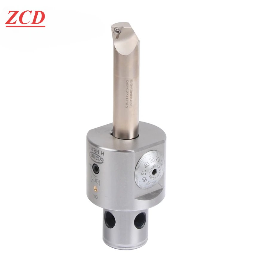 NBJ16 Micro Universal Boring Head Set With BT40 Shank Adjustable Boring Bar Cutters For Milling Machine With 6-51mm Boring