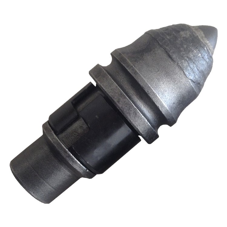 Bullet Teeth B47K22H Round Shank Rock Bits for Foundation Drilling Auger Tools and Buckets