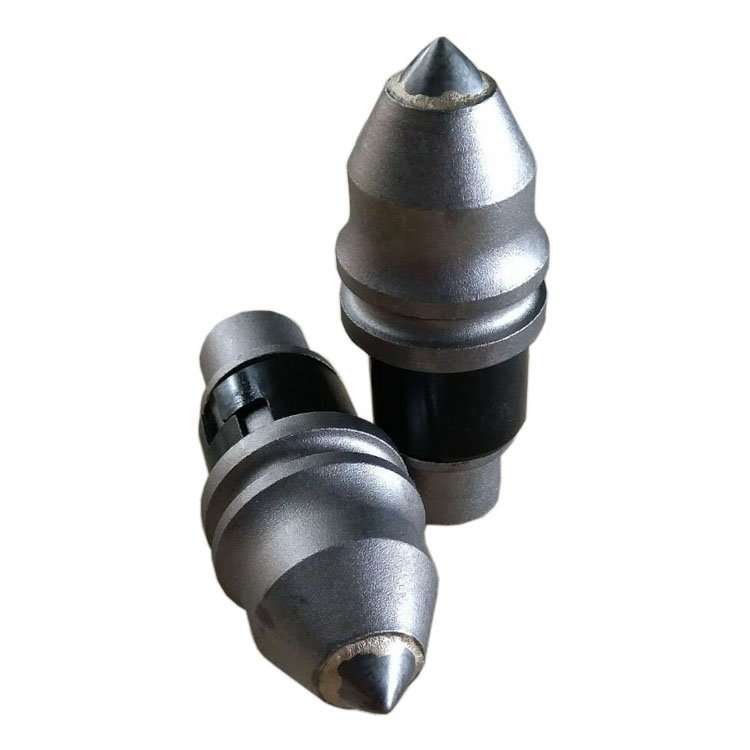 Bullet Teeth B47K22H Round Shank Rock Bits for Foundation Drilling Auger Tools and Buckets