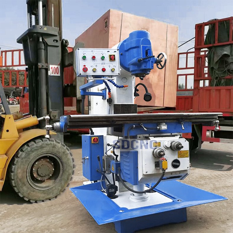 Milling cutter machine with boring head vertical milling machine X5028