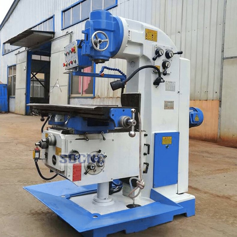 Milling cutter machine with boring head vertical milling machine X5028