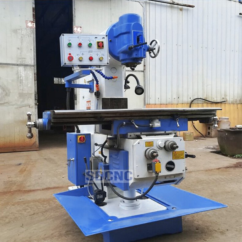 Milling cutter machine with boring head vertical milling machine X5028