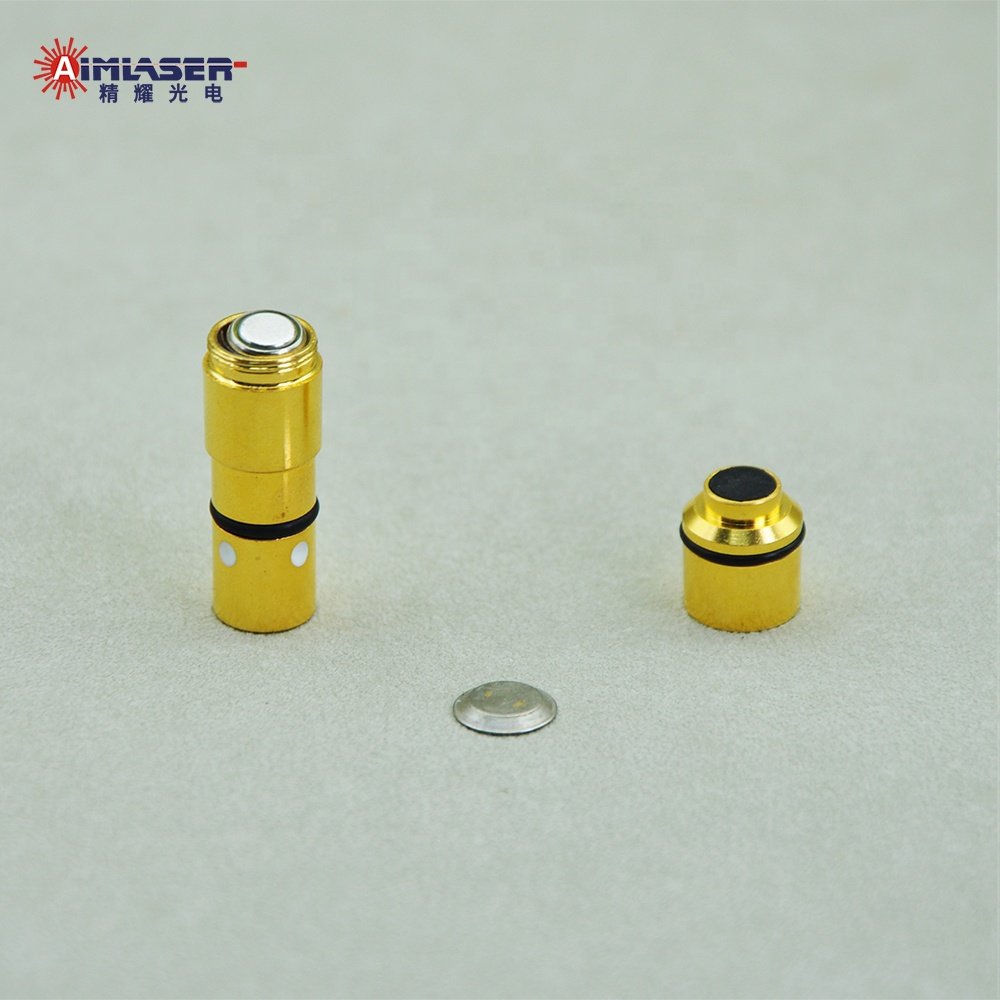 9mm Gold Plated Laser Bullet and Gun Laser Calibrator Dual Function for Sight Scope Calibration Device and Dry Fire Training