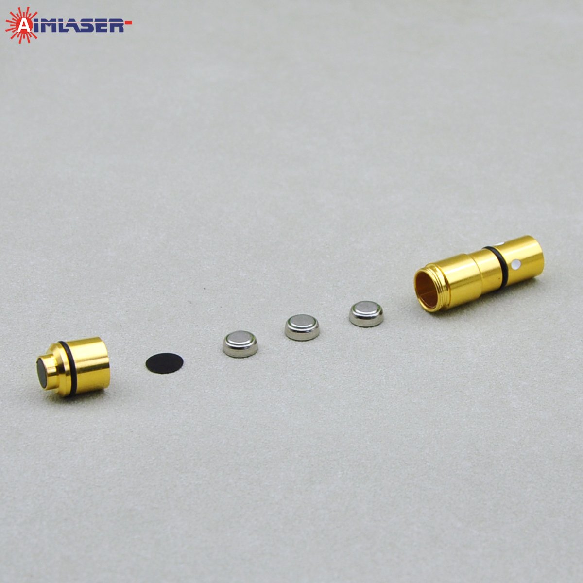 9mm Gold Plated Laser Bullet and Gun Laser Calibrator Dual Function for Sight Scope Calibration Device and Dry Fire Training