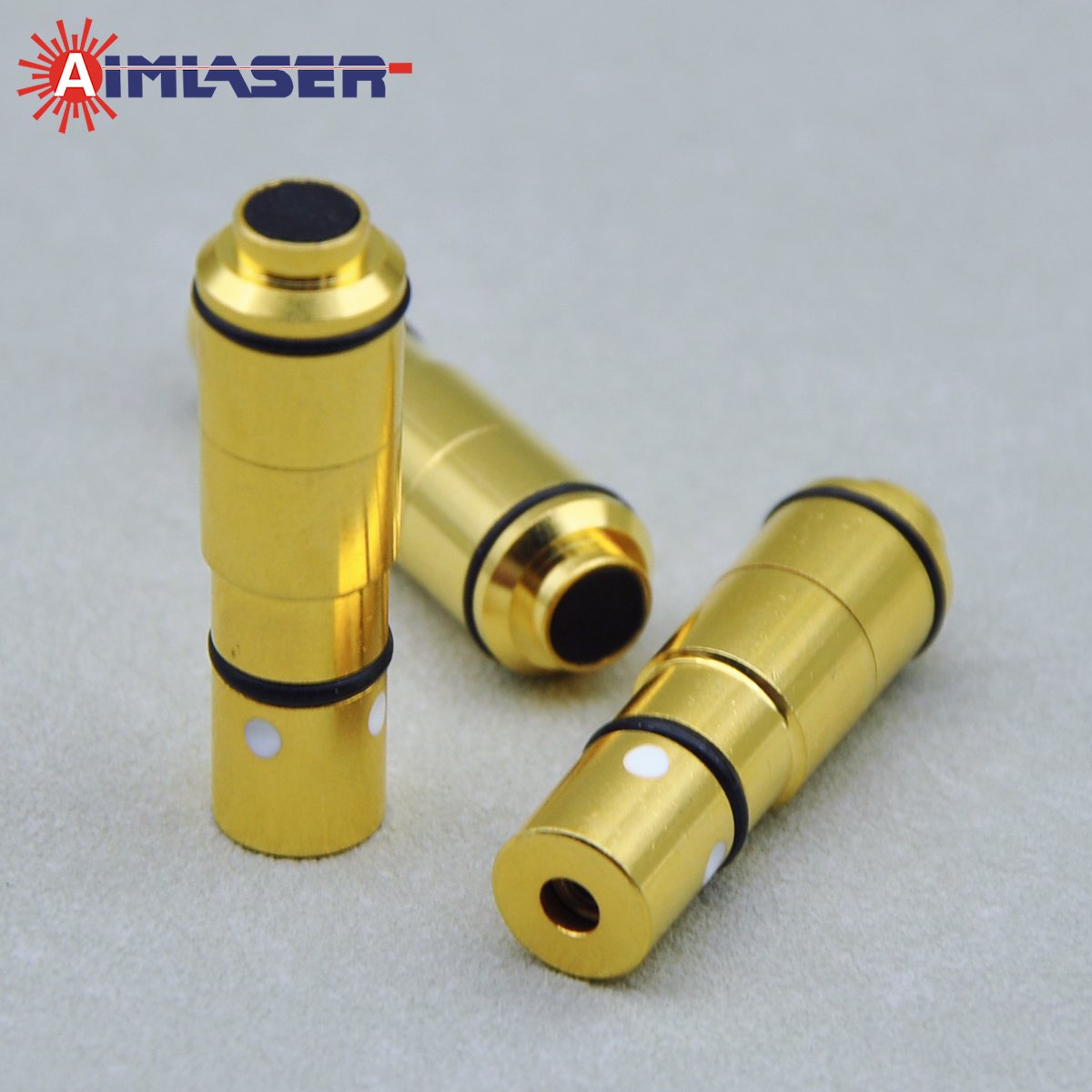 9mm Gold Plated Laser Bullet and Gun Laser Calibrator Dual Function for Sight Scope Calibration Device and Dry Fire Training