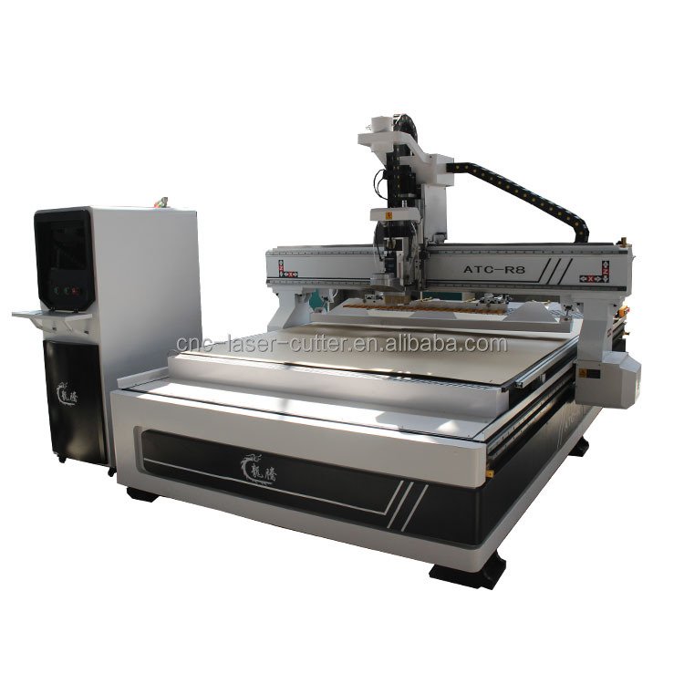 4 Axis Atc Liner CNC Router 3D Woodworking Machine Furniture Cabinet Cutting Engraving CNC Wood Carving Machine MDF Milling