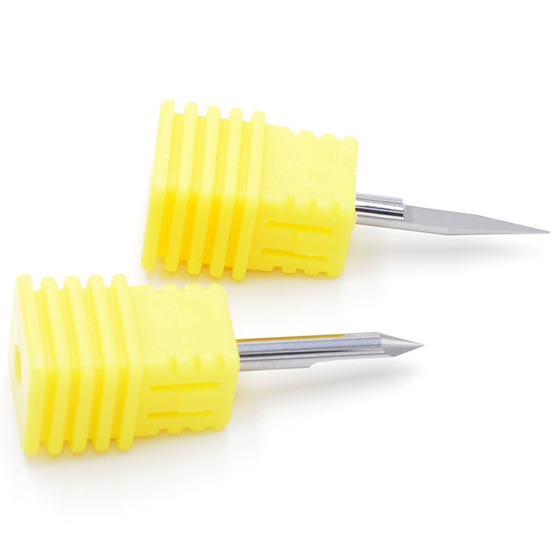 Flat Bottom Engraving Bits CNC Carving Tungsten Carbide Router PCB Wood Acrylic Plastic 3D Milling Cutter 3.175 4 6 20 Degree