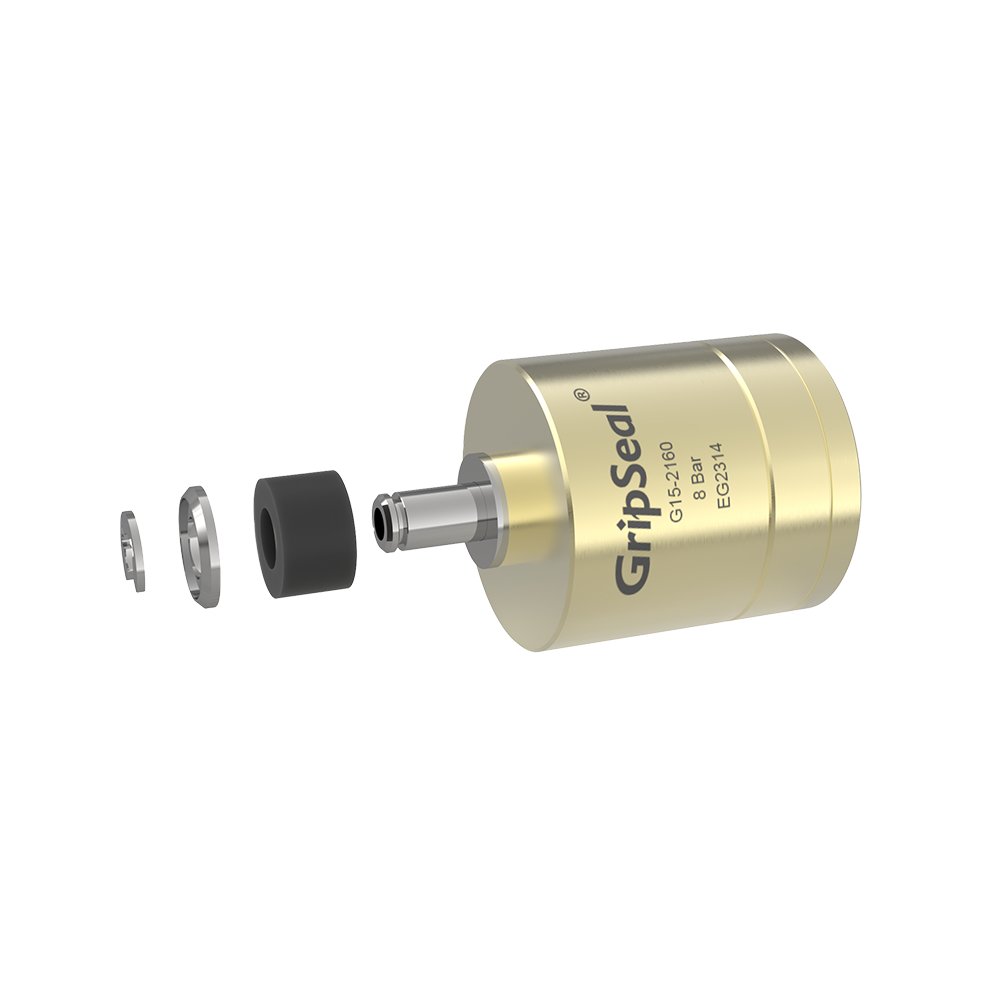 Leak Test Connector GripSeal G15 Internal Seal Connector Pneumatic Driven Connection for Industrial Motor Cooling Tube Fast Test